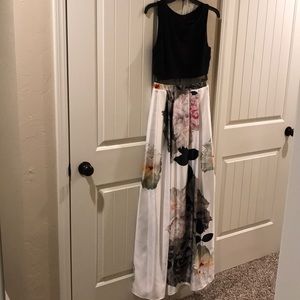 Floral Gown Betsy & Adam (never worn) Prom wedding